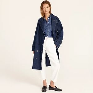 BNWT J Crew Oversized Denim Trench